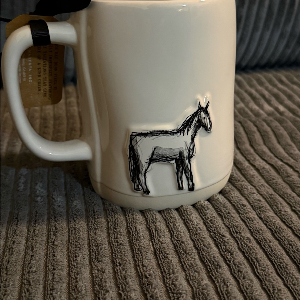 Rae Dunn White Double-sided Mug - Not My First Rodeo - Picture 3 of 8